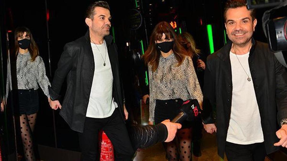 Kenan Doğulu ve Beren Saat program çekimlerine el ele geldi