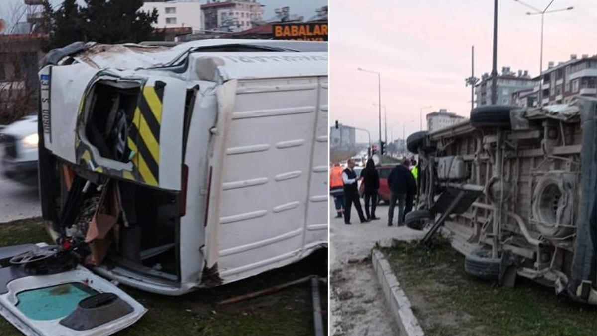 Yolcu otobüsü ile öğrenci servis çarpıştı! Çok sayıda yaralı...