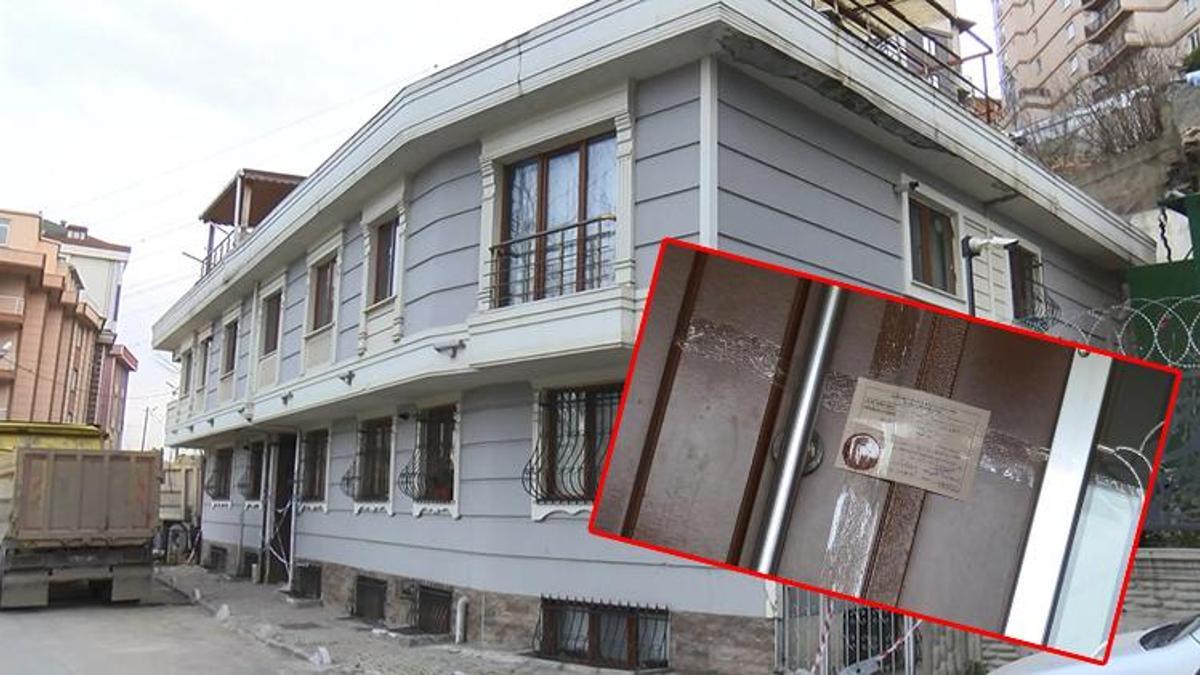 Eyüpsultan’da istinat duvarı çöktü; 2 katlı bina boşaltıldı