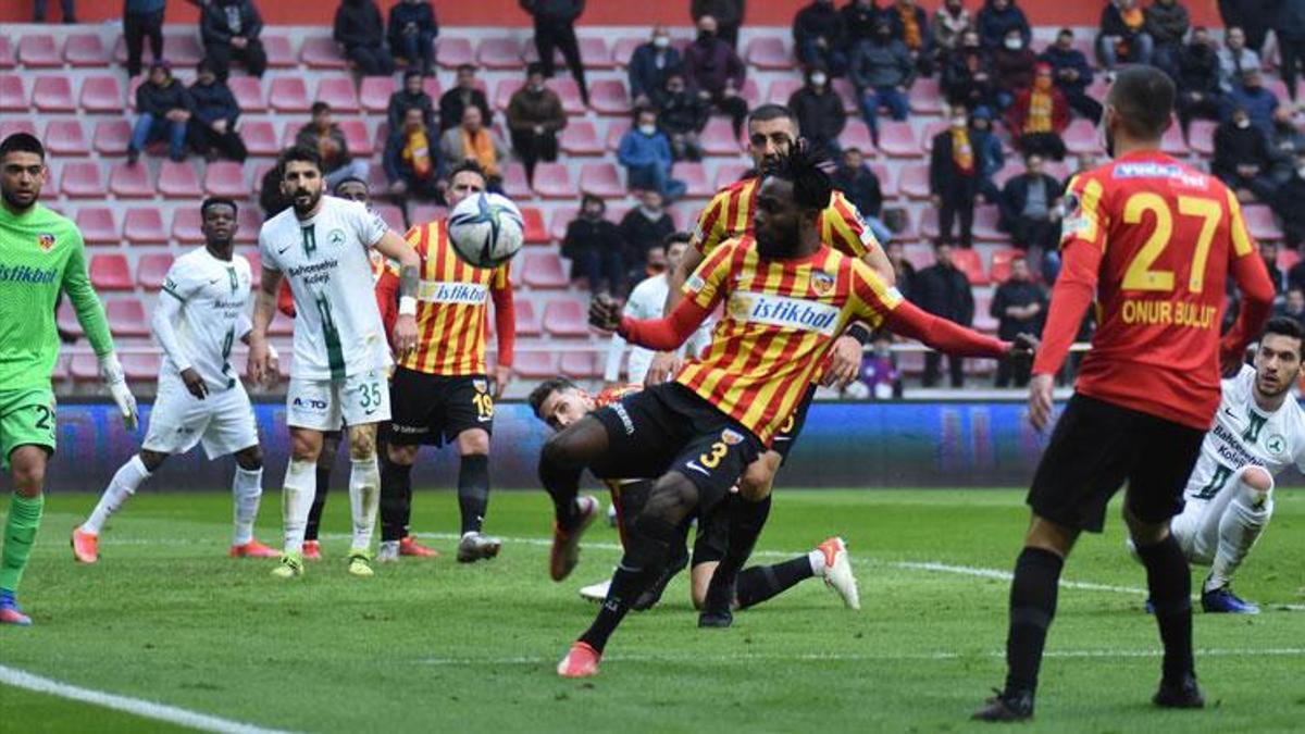 Spor Toto Süper Lig: Kayserispor: 2 - GZT Giresunspor: 1