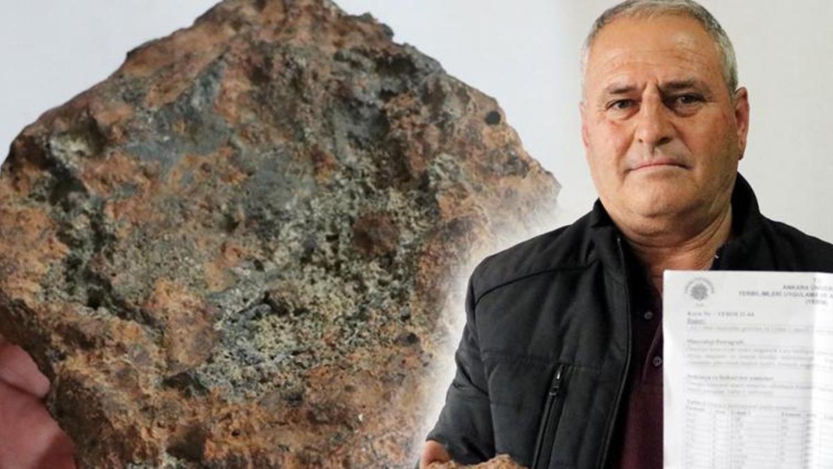 Tarlasında servet buldu! Meteorit olabilir, gramı 60 dolar...