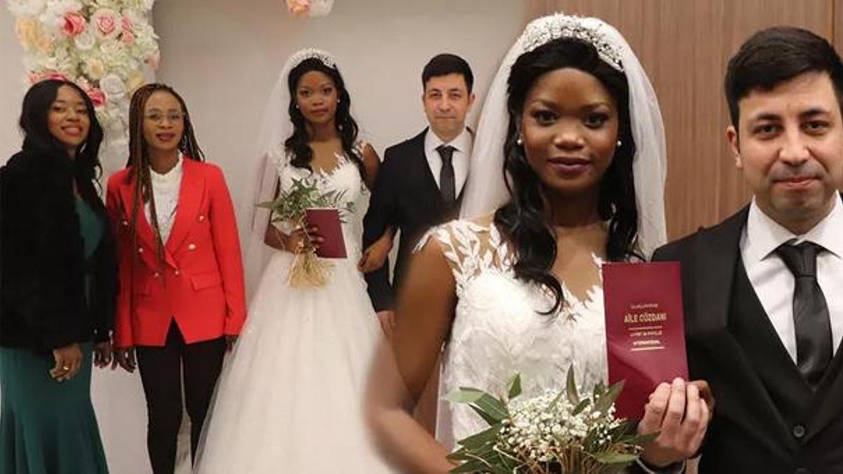 Babasının vasiyetini yerine getirdi, Afrika'dan 3'üncü gelin geldi