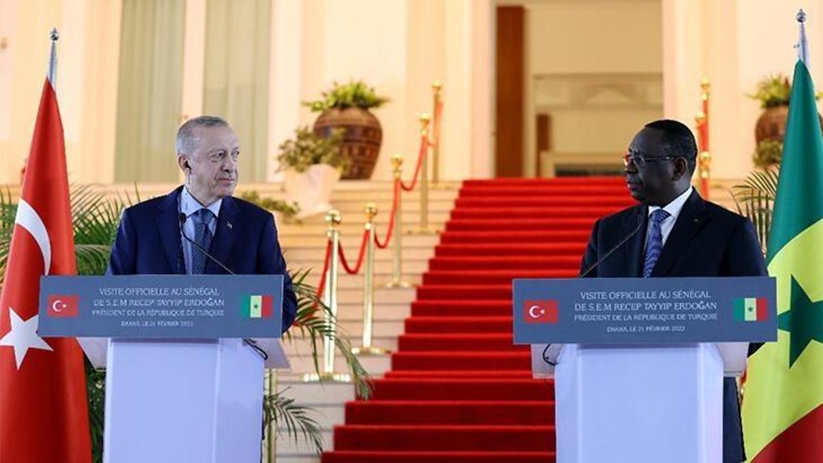 Cumhurbaşkanı Erdoğan Senegal'de duyurdu: Ticaret hacmimiz 540 milyon doları aşmış durumda