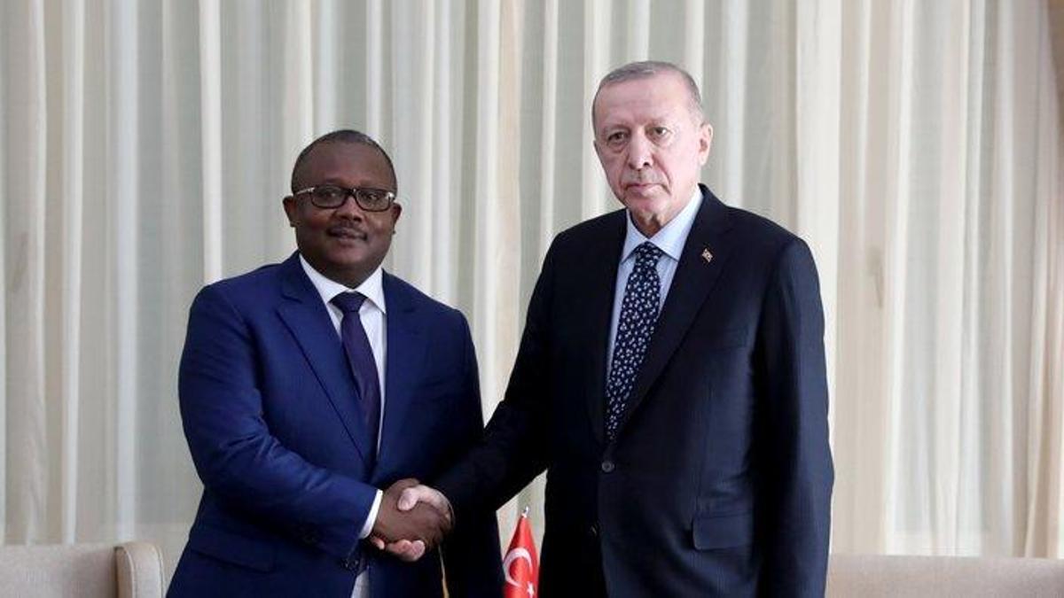 Cumhurbaşkanı Erdoğan, Gine Bissau Cumhurbaşkanı Embalo ile görüştü