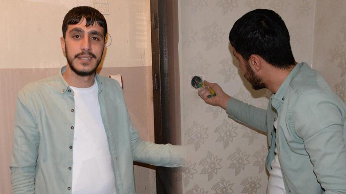 Hırsızlar girdikleri dairede bir şey bulamayınca kapıyı çaldılar