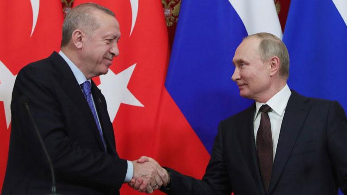 Cumhurbaşkanı Erdoğan, Rusya Devlet Başkanı Putin ile görüştü