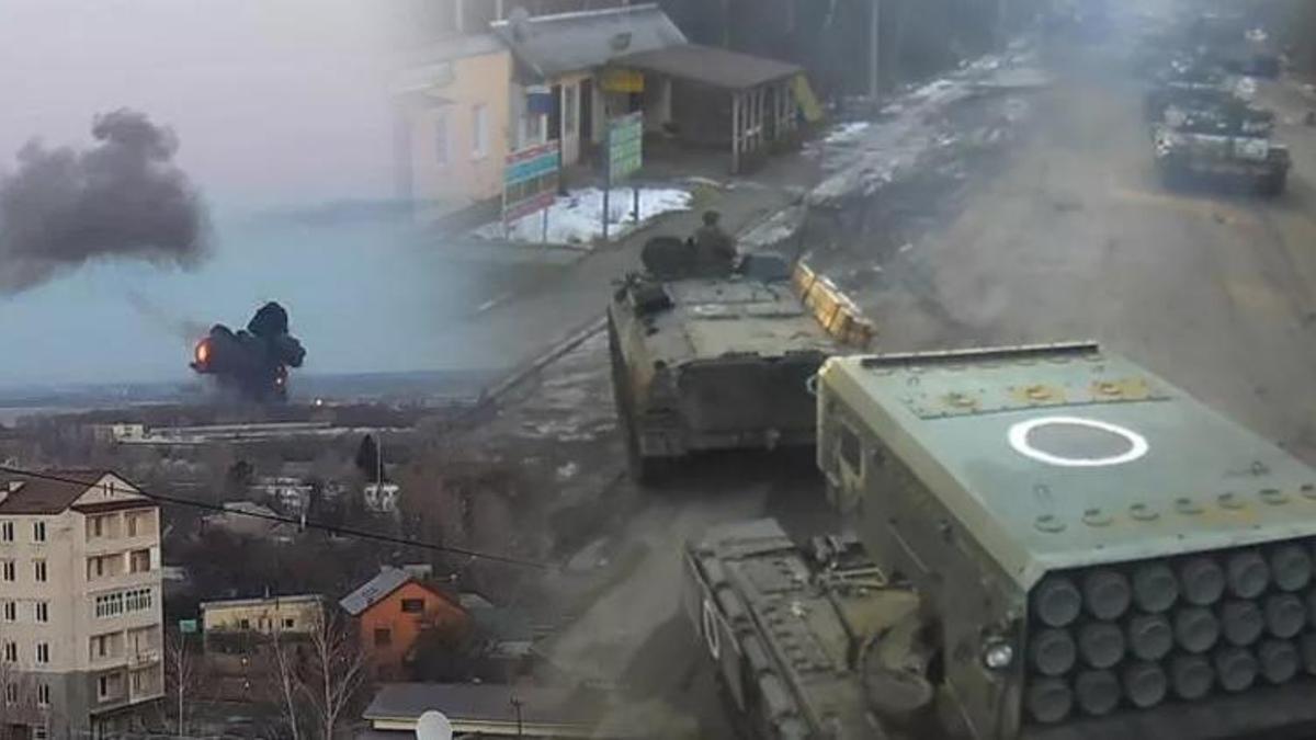Rusya, Ukrayna'ya hava ve kara saldırıları için harekete geçti! Yerleşim yerlerinde büyük patlama sesleri...