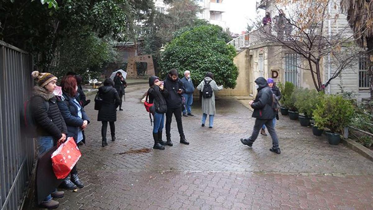 Marmara Üniversitesi Güzel Sanatlar Fakültesi'nde yangın!