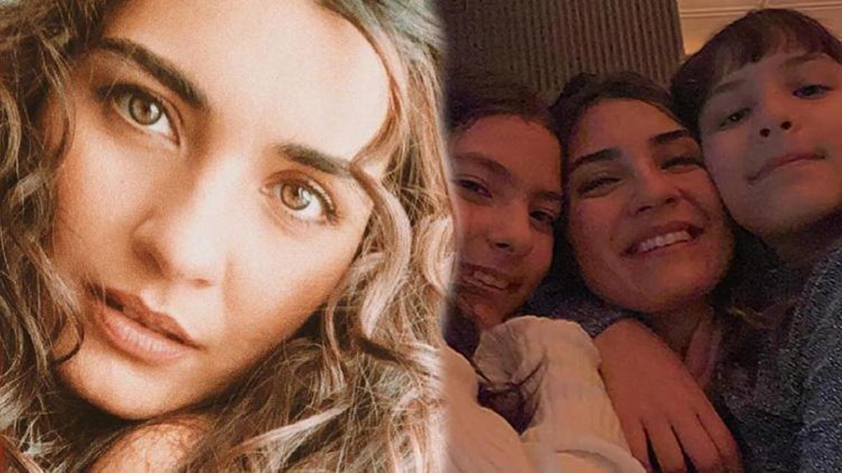Tuba Büyüküstün kızlarını paylaştı