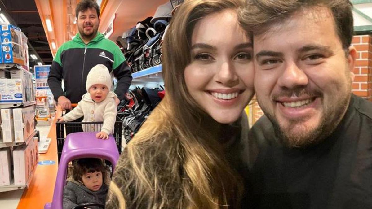 Eser Yenenler'den çocuklarıyla alışveriş pozu!