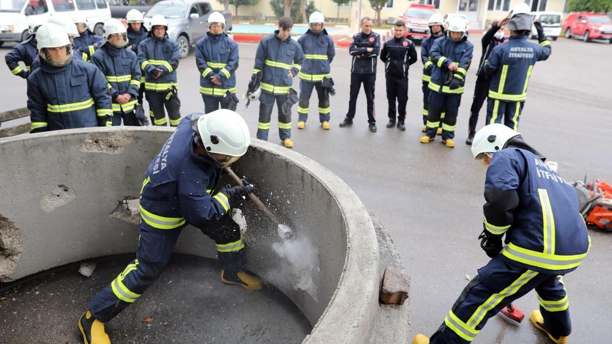 125 genç itfaiyecinin 5 haftalık zorlu eğitimi başladı