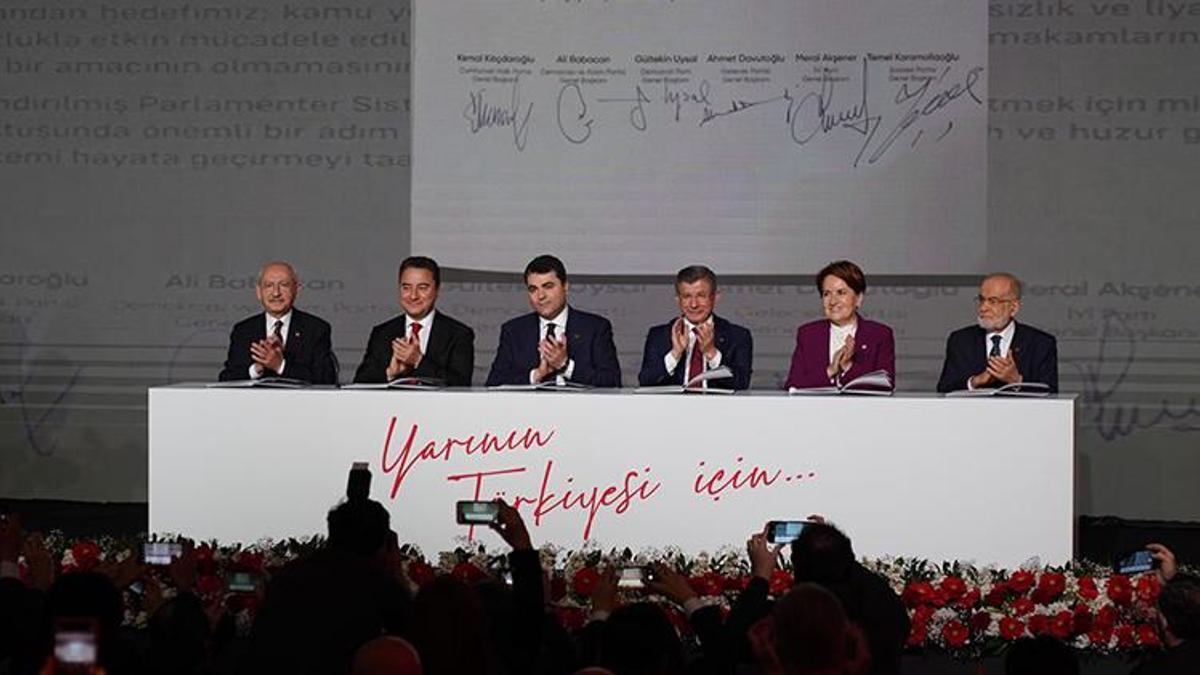'Güçlendirilmiş Parlamenter Sistem' mutabakat metni imzalandı