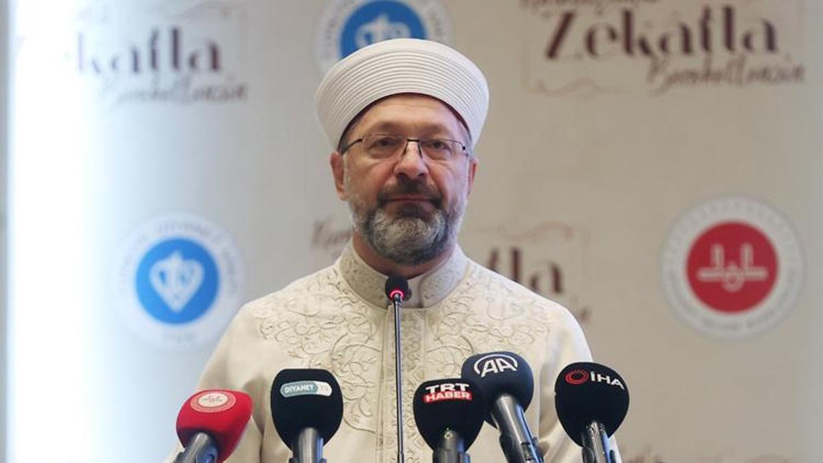 Diyanet İşleri Başkanı Erbaş'tan fitre açıklaması