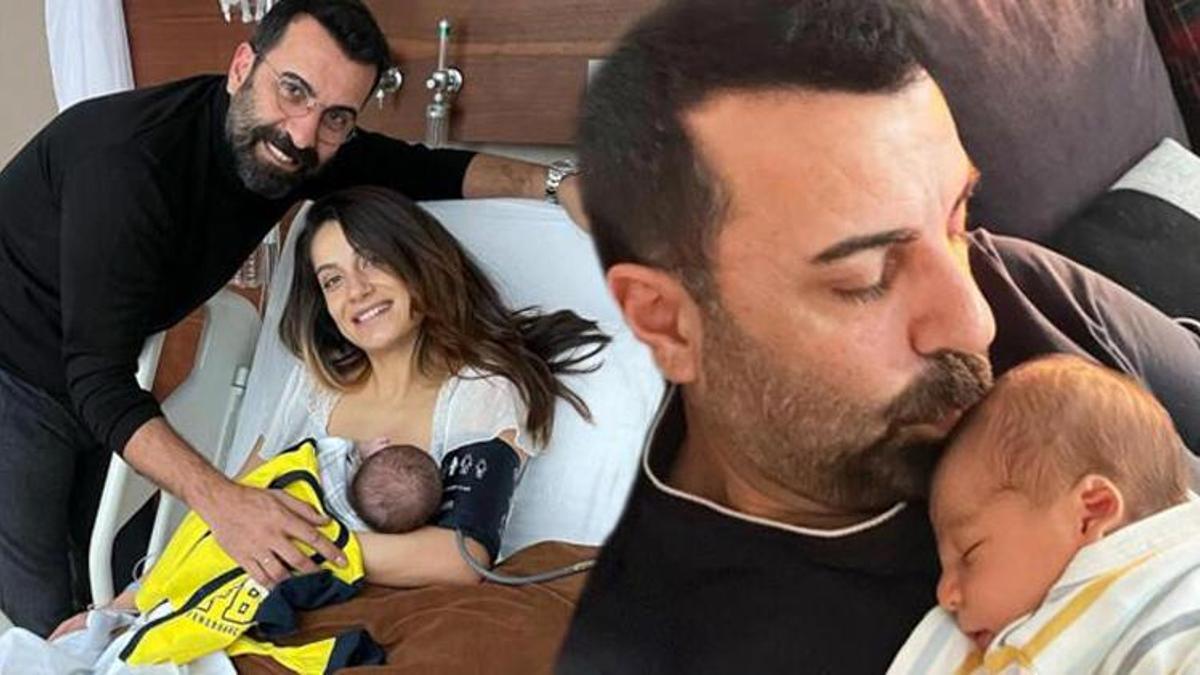 Emre Karayel oğluyla poz verdi! 'Dinlemeyi bileceksin'