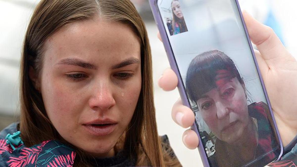 Annesi tuvalete sığındı! Ukraynalı Yulia gözyaşlarına boğuldu... 'Cehennem gibi bir şey'