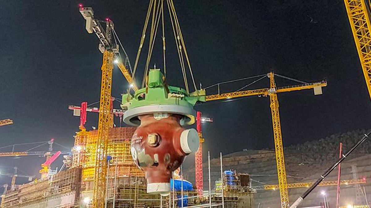 Akkuyu NGS'nin birinci güç ünitesinde ana ekipmanın montajı yapıldı