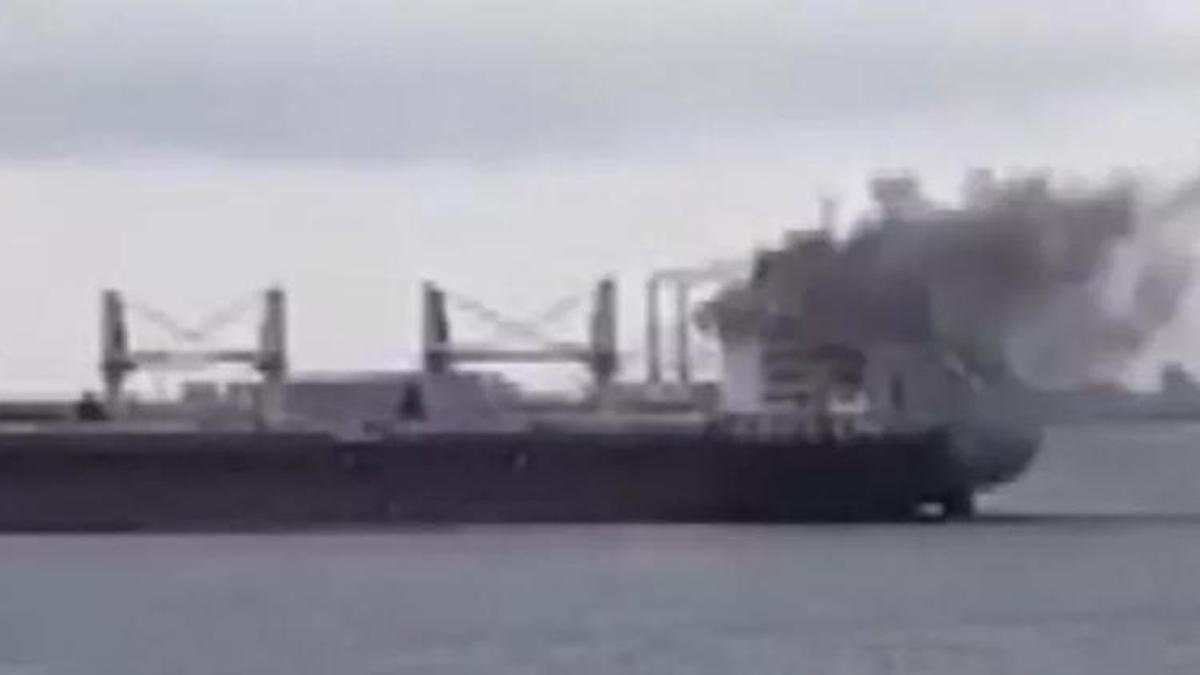 Ukrayna açıklarında yük gemisine füze saldırısı!