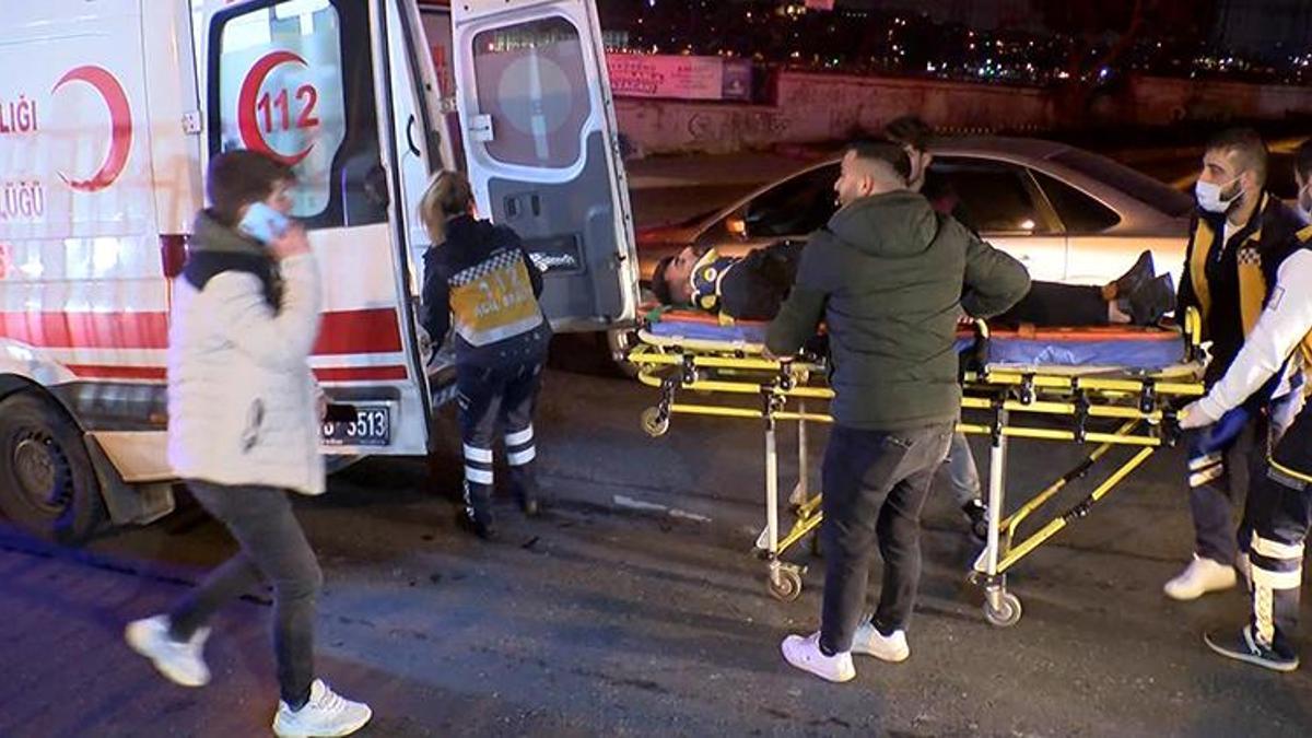 Beyoğlu'nda kaza 3 yaralı