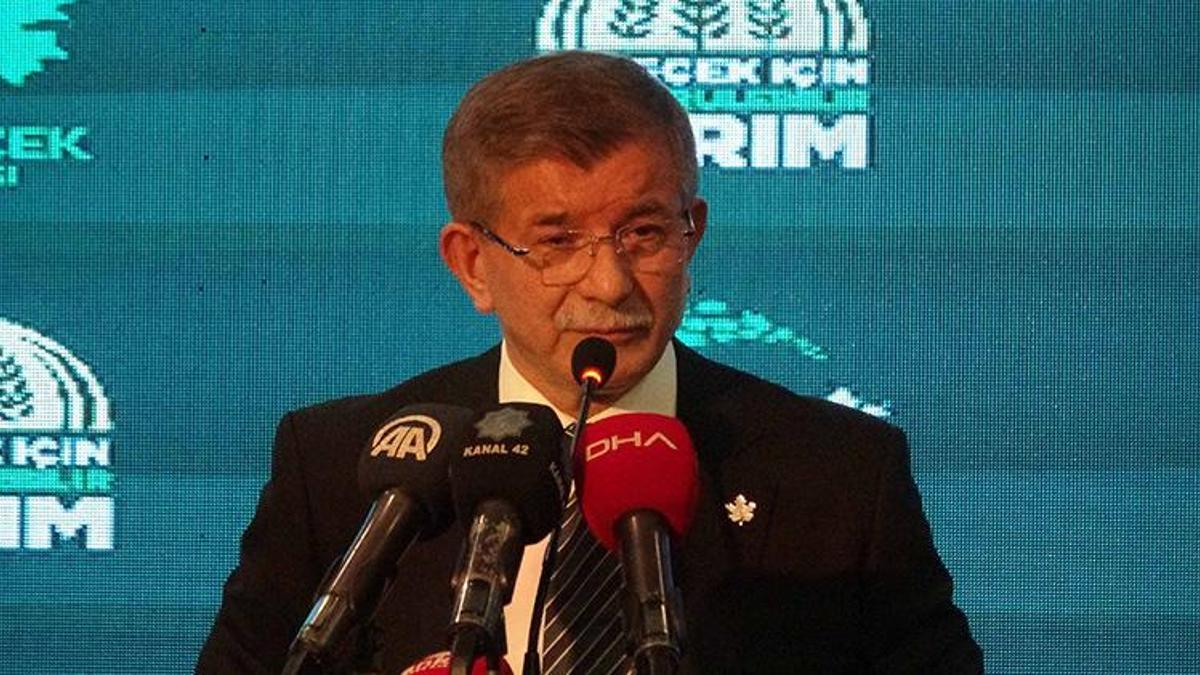 Ahmet Davutoğlu: Çiftçi kadınlarımıza emeklilik maaşı bağlayacağız