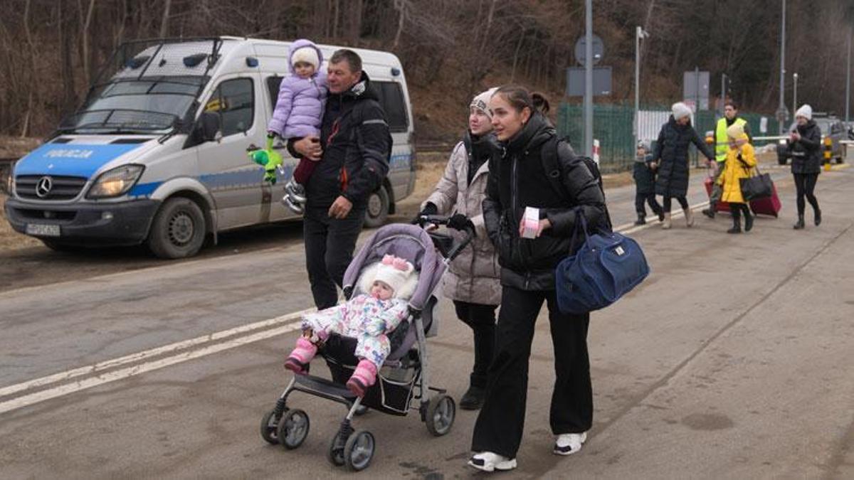 Rusya-Ukrayna savaşında, 1 milyon 67 bin kişi Polonya’ya sığındı