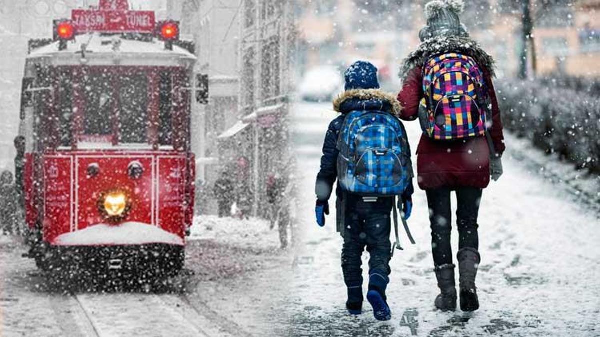 Kar çok sert geliyor, İstanbul’da alarm verildi! Son dakika kararları: Okullar tatil...