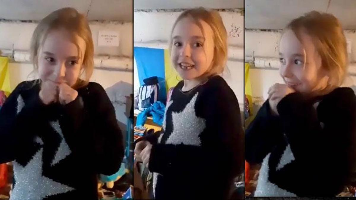 Kiev'deki bir sığınakta söylediği şarkı ile viral olan 7 yaşındaki Ukraynalı kız çocuğunun akıbeti belli oldu!