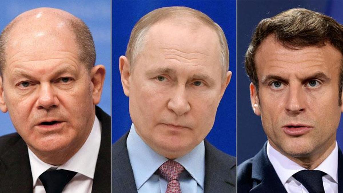 Scholz ve Macron'dan Putin'e ateşkes çağrısı