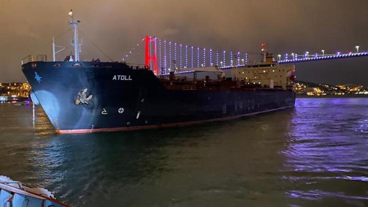 İstanbul Boğazı'nda korku dolu anlar!