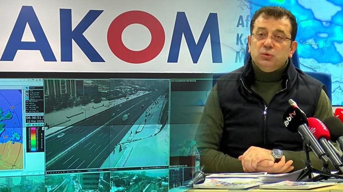 Kar yağışı ile ilgili flaş açıklama! İmamoğlu duyurdu: En yoğununu yaşayacağız