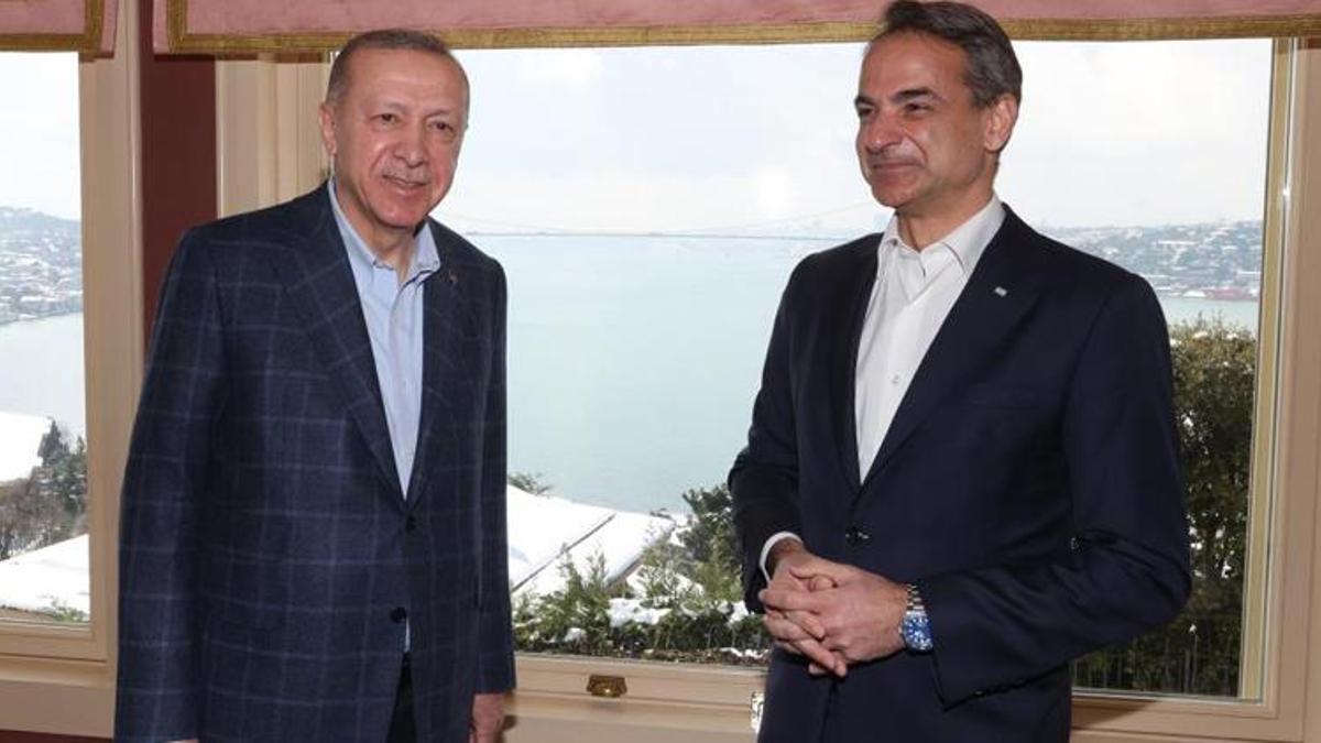 Cumhurbaşkanı Erdoğan ile Yunanistan Başbakanı Miçotakis arasında kritik görüşme