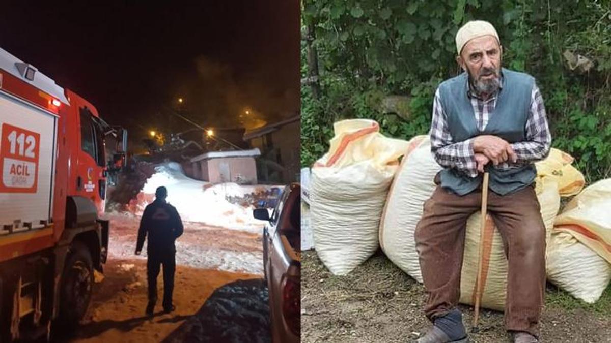 Ordu'da yalnız yaşayan yaşlı adamın feci ölümü!