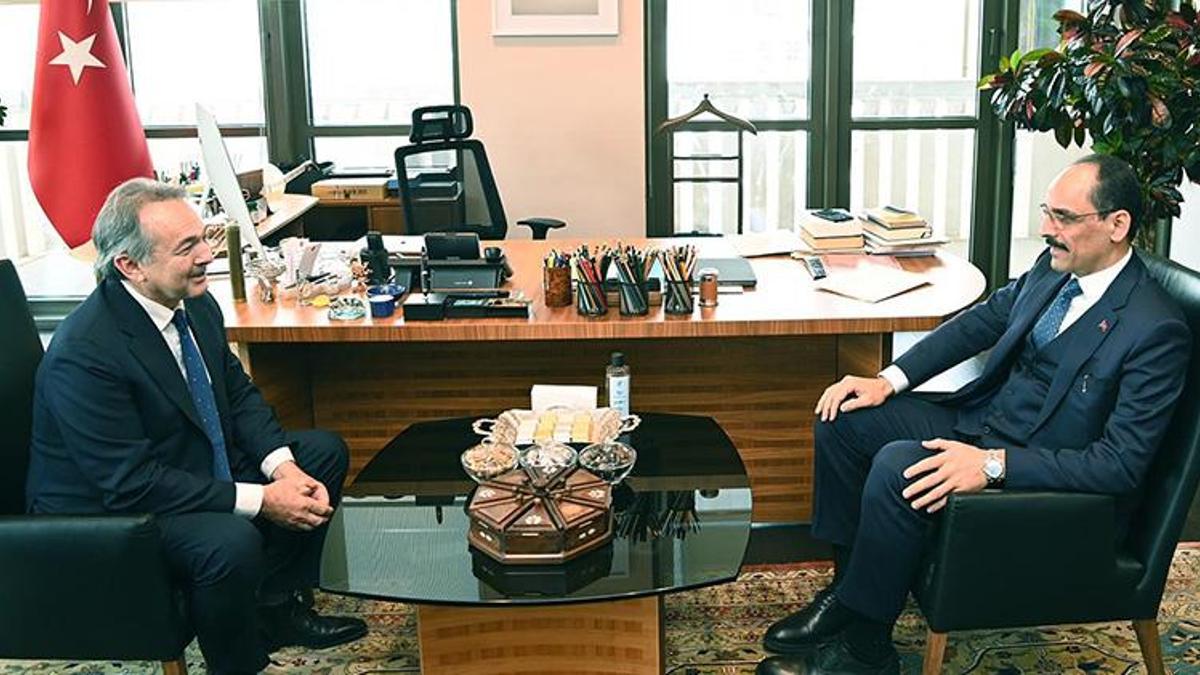 Sözcü Kalın, Fransa Cumhurbaşkanı Özel Temsilcisi ile görüştü