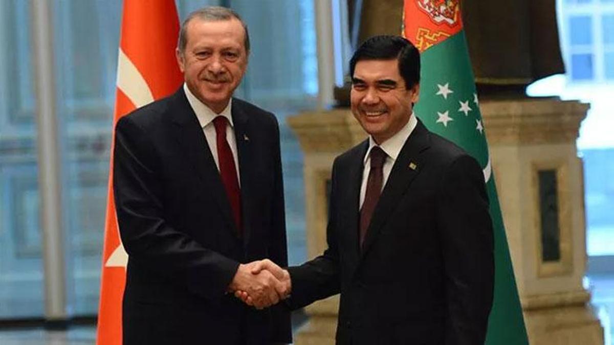 Cumhurbaşkanı Erdoğan Türkmenistan Devlet Başkanı ile görüştü