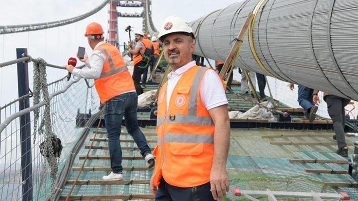 AK Parti'li Turan: Dünyanın en büyük köprüsünü cuma günü açıyoruz