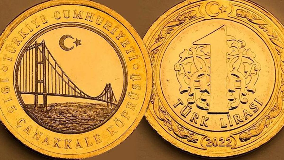 Çanakkale Köprüsü hatıra parası basıldı! Bugün tedavüle veriliyor