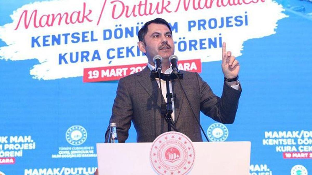 Bakan Kurum'dan kentsel dönüşüm açıklaması!