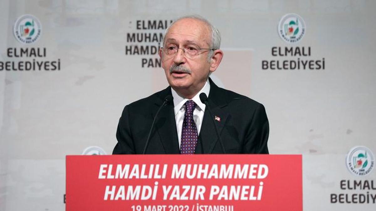 Kılıçdaroğlu Elmalılı Hamdi Yazır konferansında konuştu