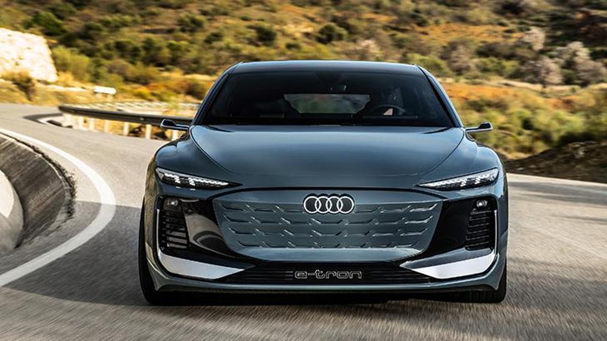 Elektrikli Audi A6 700 km gidecek!