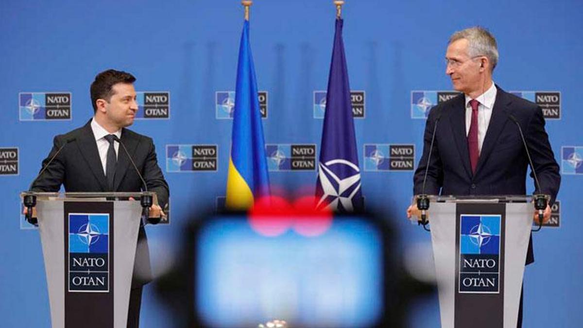 Zelenskiy NATO’da konuştu: Savaşta yapılan yardım çağrılarına cevap alamamak korkunç bir şey