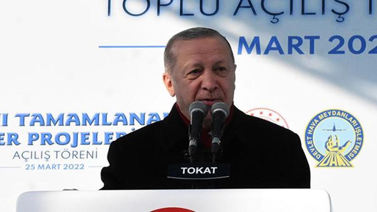 Yeni Tokat Havalimanı açıldı! Cumhurbaşkanı Erdoğan: Hayat pahalılığı sorununu kısa sürece aşacağız