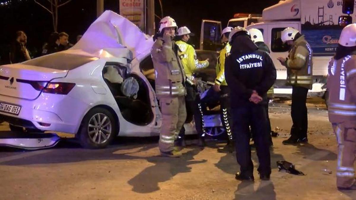 Lastiği patlayan otomobil zincirleme kazaya yol açtı: 1 ölü 1 yaralı