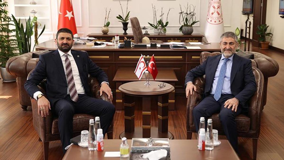 Bakan Nebati, KKTC'li mevkidaşı ile görüştü