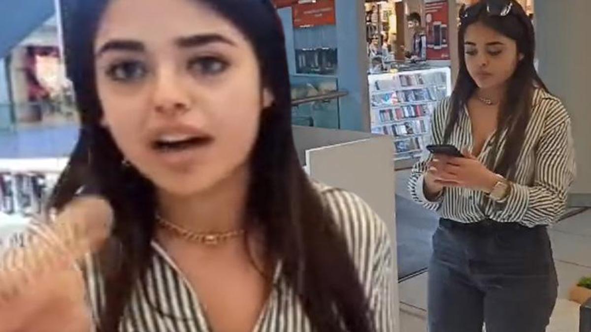 Fark edilince üzerine yürüdü, videoları silmeye çalıştı! İstanbul'daki AVM'de...