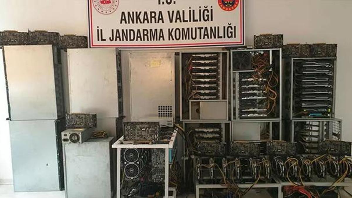 Yasa dışı kripto para üretimi yapan yerlere operasyon!