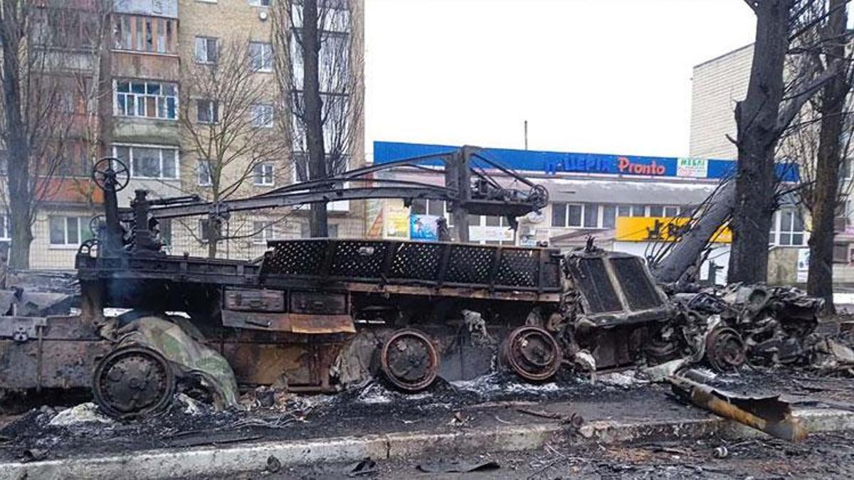 Borodyanka'nın son hali savaşın acı izlerini taşıyor