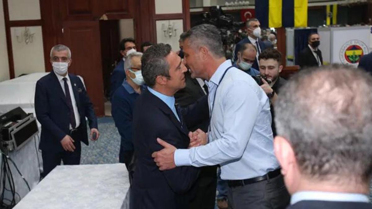 Tüm gözler bu fotoğraftaydı! Ali Koç 'sana rakibim' diyen Saran'la bir araya geldi