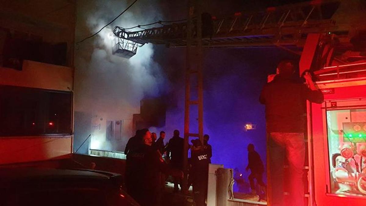 Korkutan yangın! 7 kişi dumandan etkilendi