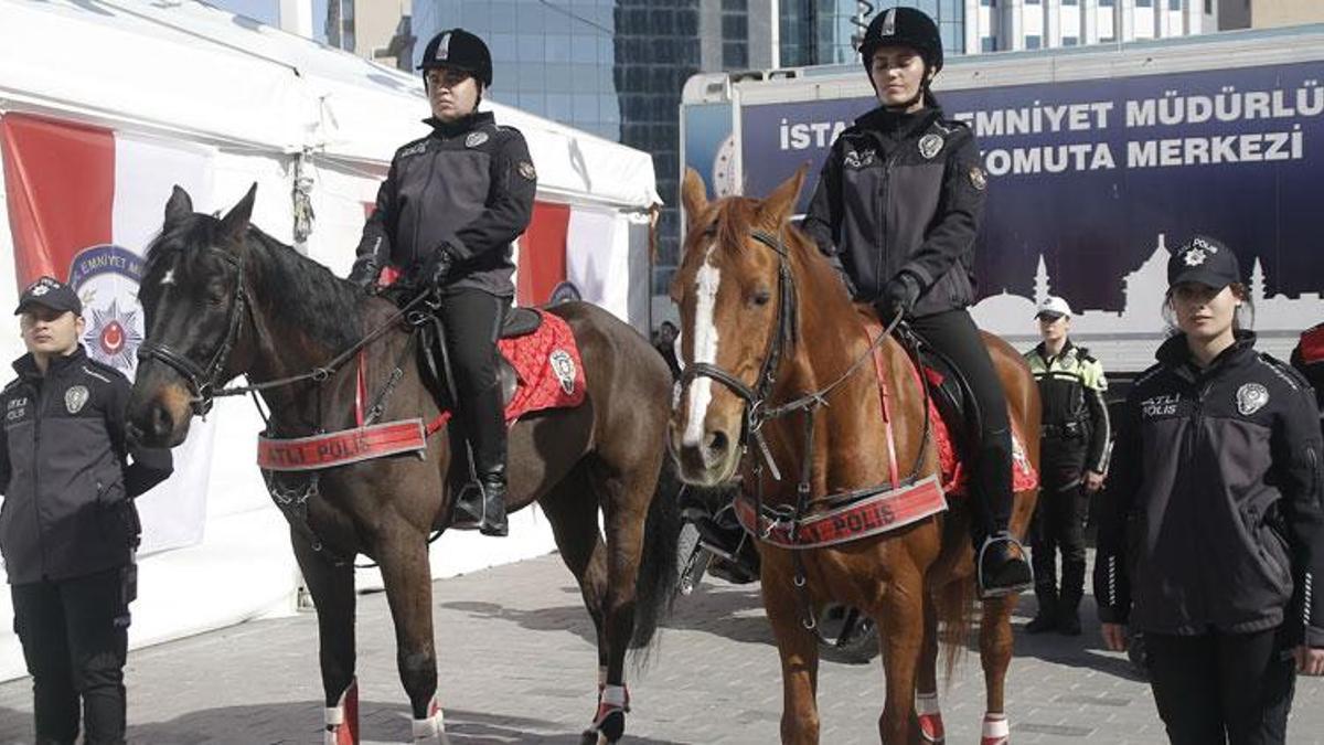 Türk Polis Teşkilatının kuruluşunun 177. yılı Taksim'de kutlandı