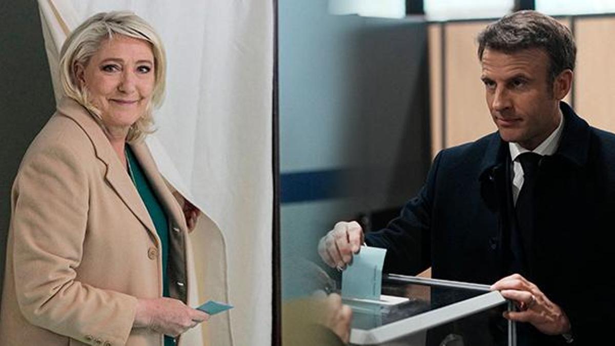 Fransa'da cumhurbaşkanlığı seçimi: Macron ve Le Pen ikinci tura kaldı