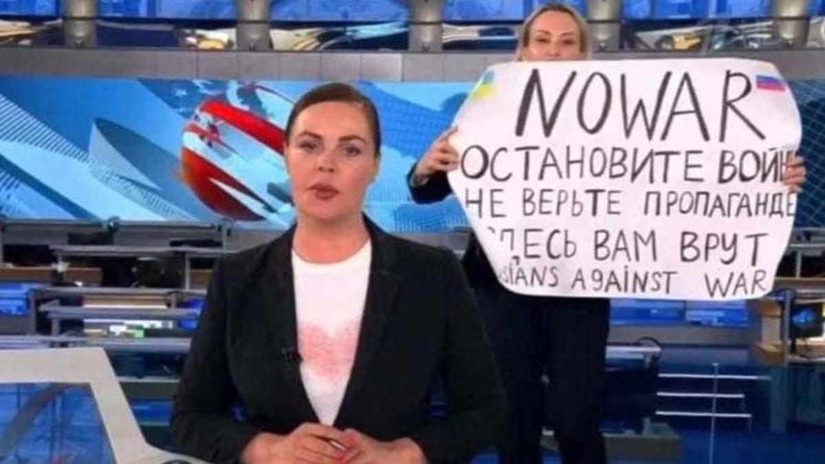 Canlı yayında 'Savaşa hayır' diyen Rus gazeteci Marina Ovsyannikova Die Welt’e transfer oldu